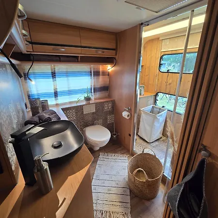 Kemping Rosenzauber Luxux-caravan 5 Sterne