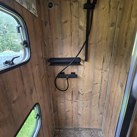 Campingplads Rosenzauber Luxux-caravan 5 Sterne